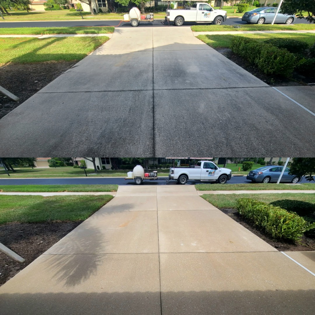 Driveways & Concrete completed by Stwan's Pressure Washing